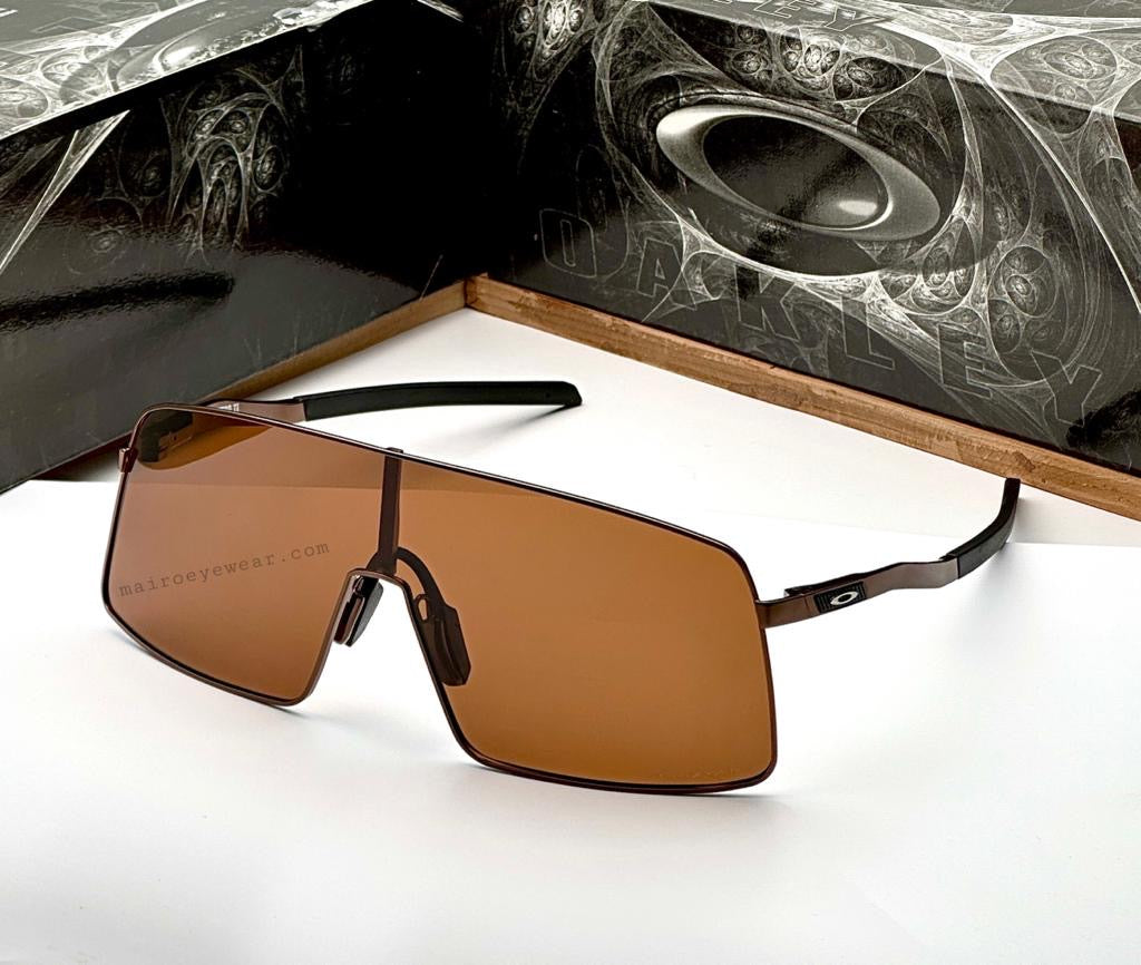 New Fashion Sports Metal Black Brown Polarised Sunglasses