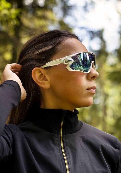 Jaw-Brkers Sports White Ice Blue Polarised Sunglasses