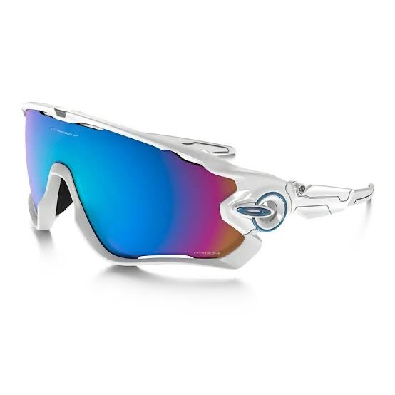 Jaw-Brkers Sports White Ice Blue Polarised Sunglasses