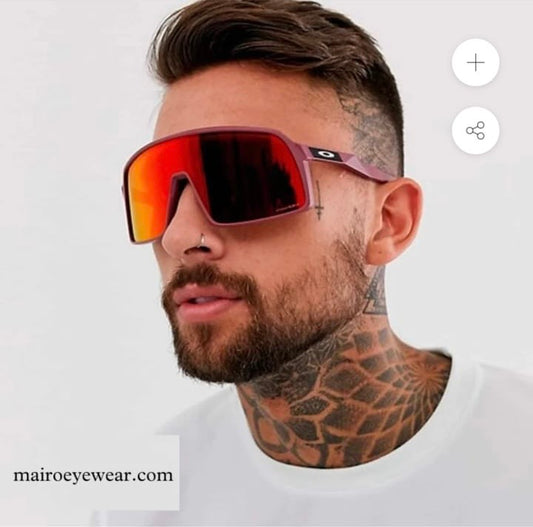 New Fashion Sports Fiber Pink Multi Red Prizm UV-400 Sunglasses