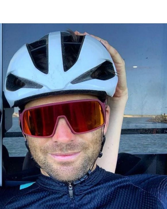 New Fashion Sports Fiber Pink Multi Red Prizm UV-400 Sunglasses