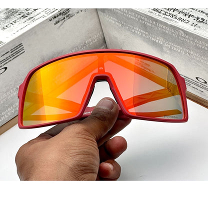 New Fashion Sports Fiber Pink Multi Red Prizm UV-400 Sunglasses