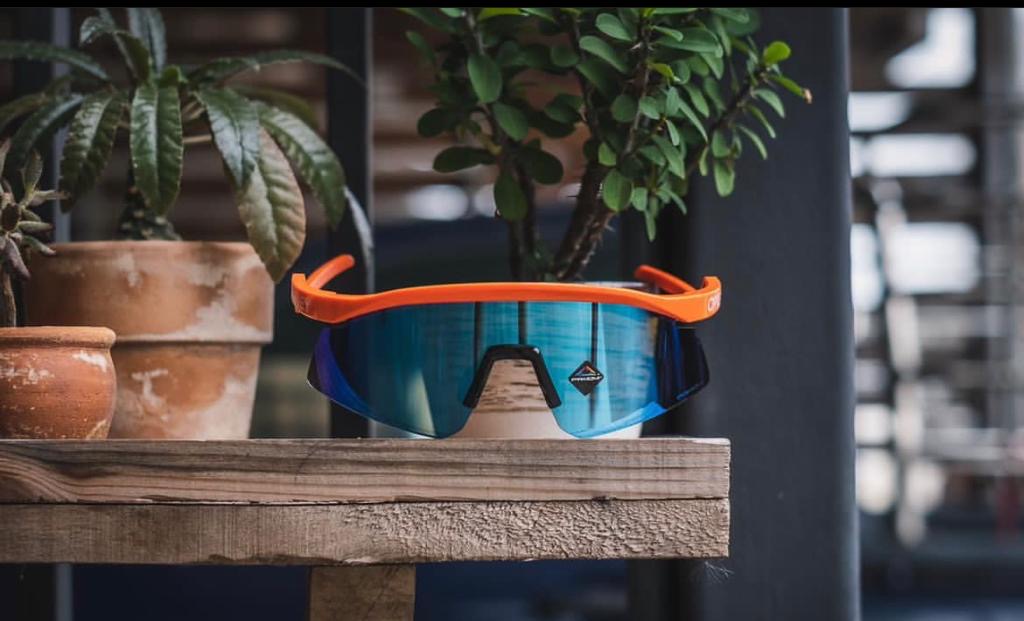 Most Awaited Sports Orange Ice Blue Mirror Prizm UV-400 Sunglasses