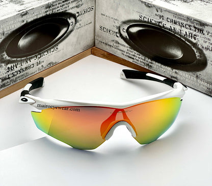 M2 Sports White Multi Red Prizm UV-400 Sunglasses