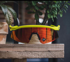 Most Awaited Sports Yellow Red Mirror Prizm UV-400 Sunglasses