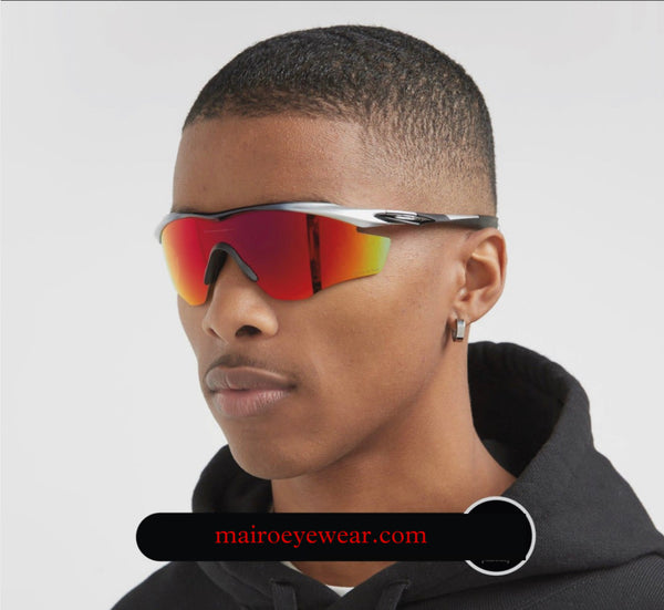 M2 Sports White Multi Red Prizm UV-400 Sunglasses