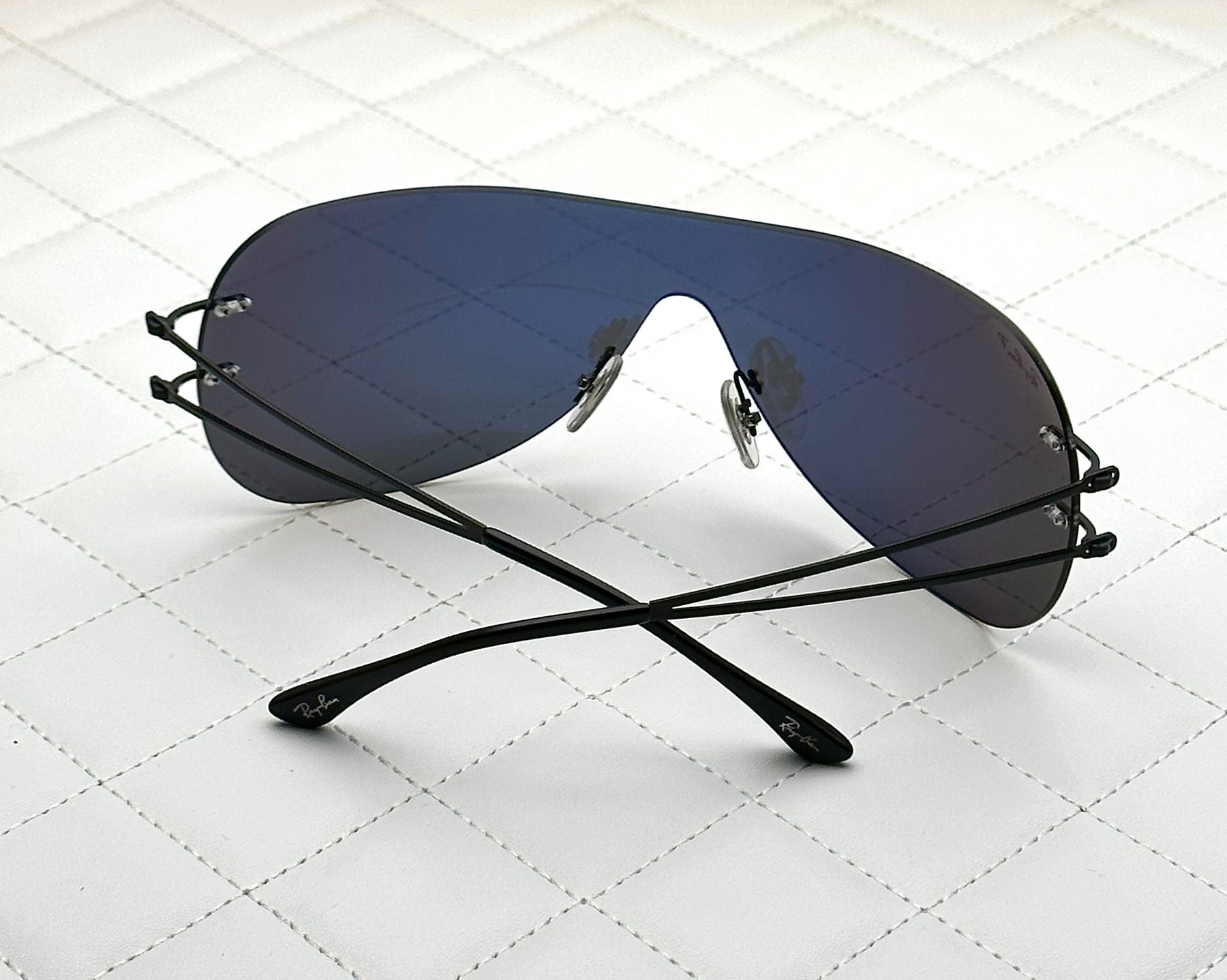 Most Awaited Metal One Piece Black Black Polarized Mens Fashion Sunglasses