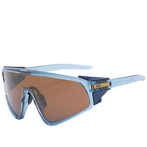 Latch Panel Sports Transperant Blue Brown Mens Prizm Sunglasses