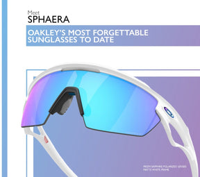 Sphera Sports Prizm White Ice Blue Mirror Mens Sunglasses