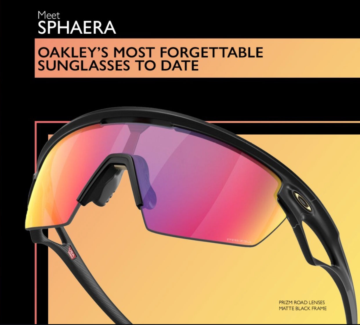 Sphera Sports Prizm Black Multi Red Mens Sunglasses