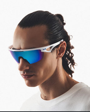 Sphera Sports Prizm White Ice Blue Mirror Mens Sunglasses