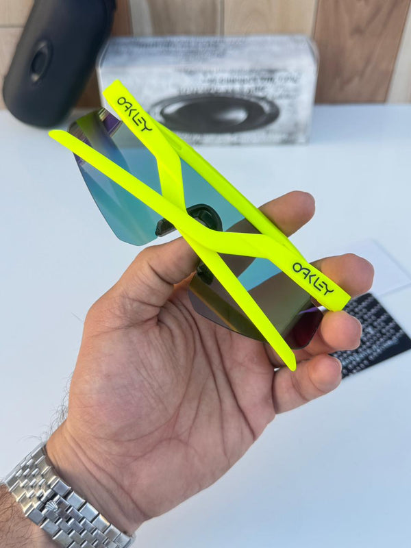 Most Awaited Sports Fluorescent Green Red Mirror Prizm Sunglasses