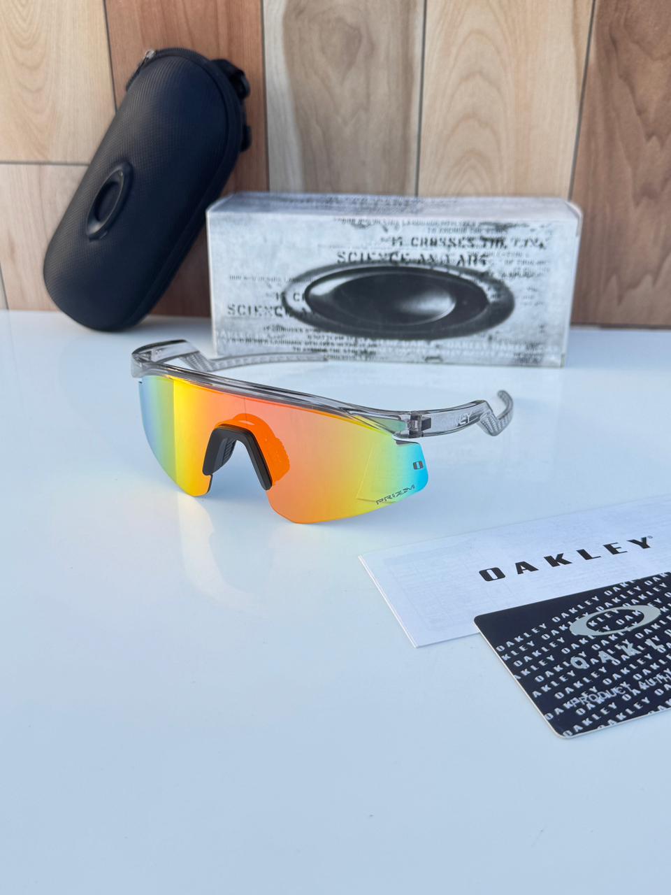 Most Awaited Sports Transperant Black Red Mirror Prizm Sunglasses