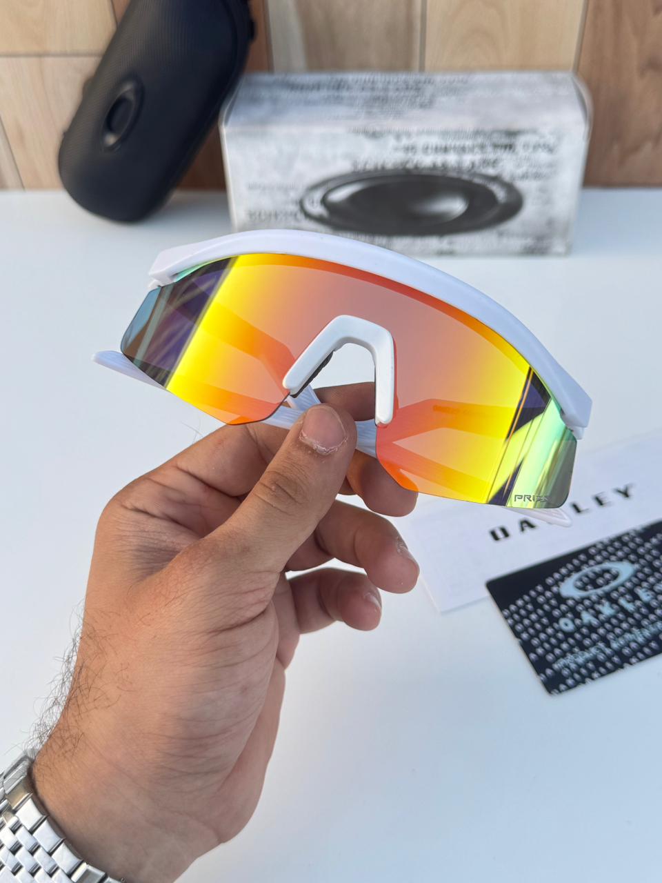 Most Awaited Sports White Red Mirror Prizm Sunglasses
