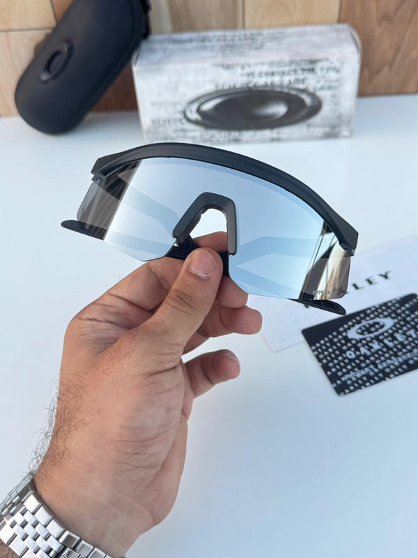 Most Awaited Sports Black Silver Mirror Prizm Sunglasses