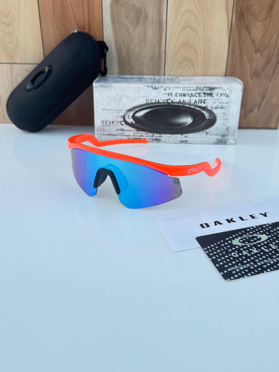 Most Awaited Sports Orange Ice Blue Mirror Prizm Sunglasses
