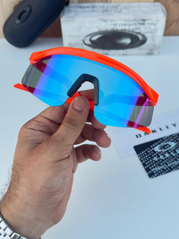 Most Awaited Sports Orange Ice Blue Mirror Prizm Sunglasses
