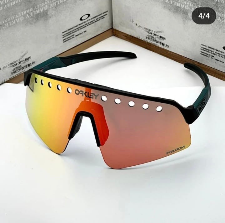 New Fashion Sports Dot Green Black Red Prizm UV-400 Sunglasses