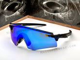 Enco Sports Black Blue UV-400 Mens Sunglasses