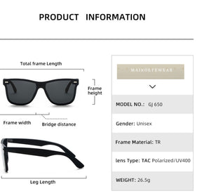 New fashion Trendy One Piece Vintage Big Square Frame Black Black Unisex UV-400 Fashion Sunglasses