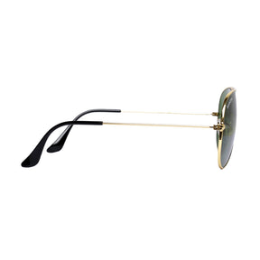 Suocchi 3025 Gold Green UV-400 Aviator Fashion Sunglasses