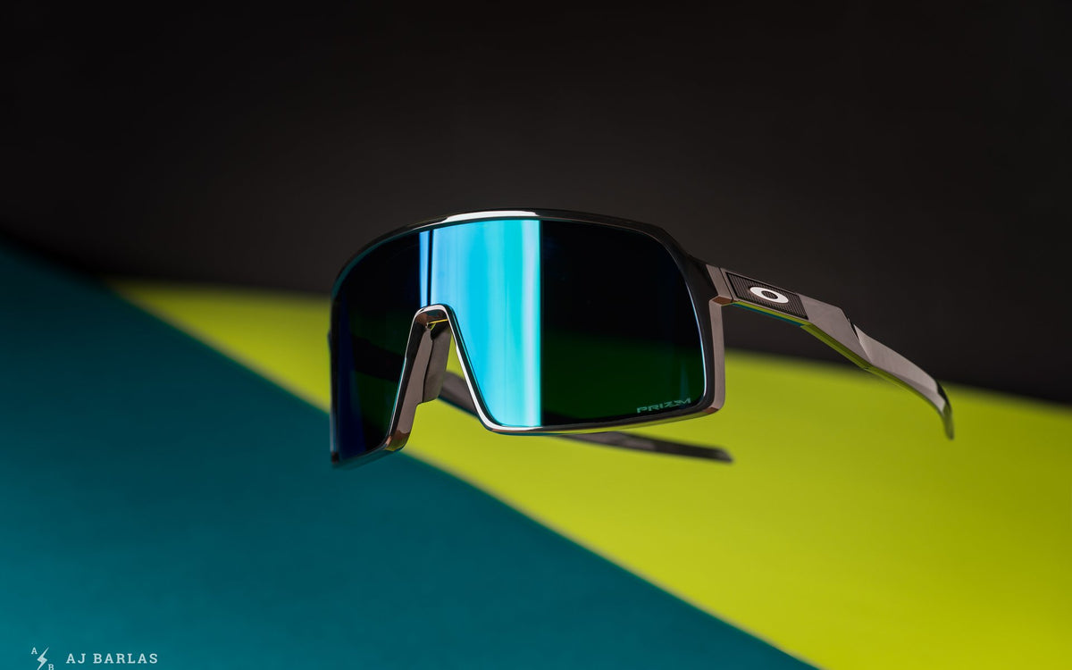 Sut-ros Sports Black Green Prizm Sunglasses