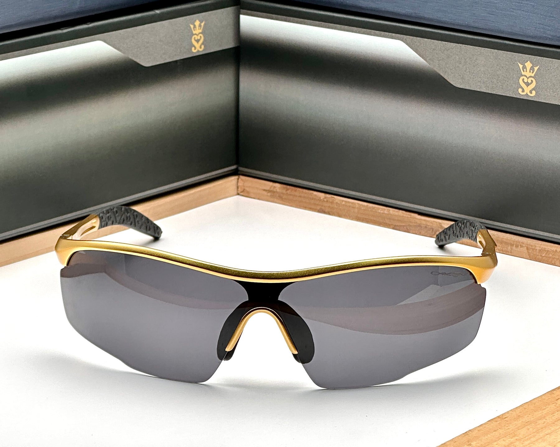 Cazal 8044 001 Gold Plated Sunglasses - US